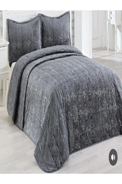 YÜNTEKS Merinos Yatak Örtüsü Çift Kişilik İpeksoft / Çeyizlik / Günlük Kullanım için Uygun/ Bej - Resim 7