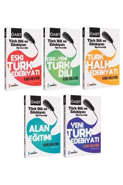 Edebiyat TV Yayınları Edebiyat Tv Öabt Türk Dili Ve Edebiyatı Konu Anlatımlı 5 Li Set ürün görseli