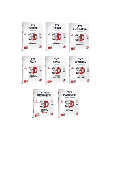 PeraMila 3d Çözüm Yayınları 2026 Yks Tyt Ayt Tüm Dersler Video Destekli Defter Seti (6 HEDİYELİ) - Resim 2