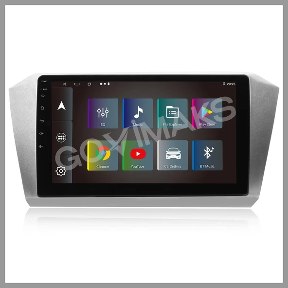 VOLKSWAGEN PASSAT B8 METALİK GRİ UYUMLU 8GB RAM 128GB HAFIZA ANDROID MULTIMEDIA - Resim 7