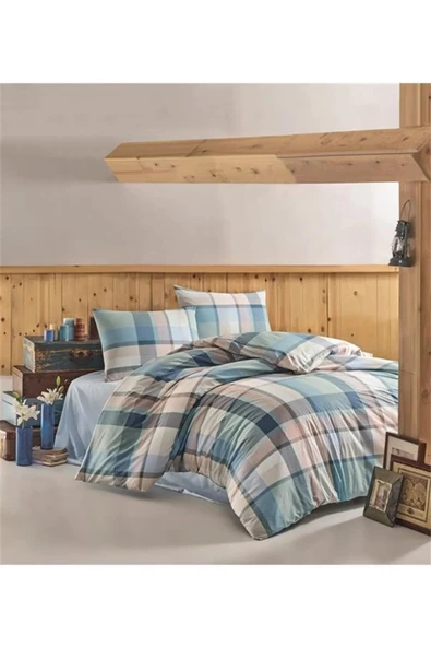 YÜNTEKS Kristal Ranforce Kutulu Nevresim Takımı Tek Kişilik Pamir G.kurusu - Resim 2