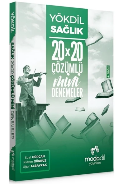 Modadil Yayınları Modadil YÖKDİL Sağlık 20x20 Mini Denemeler Çözümlü Modadil Yayınları ürün görseli