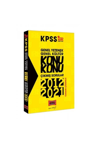 Yargı Yayınları 2022 Kpss Genel Yetenek Genel Kültür Çıkmış Sorular Konu Konu Çözümlü 2012-2021 ürün görseli