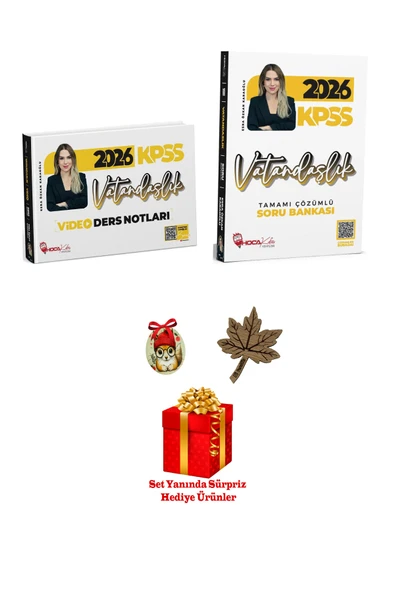 Hoca Kafası Yayınları Hoca Kafası 2024 Kpss Vatandaşlık Video Kafa Notlar Soru 2 Li Set ürün görseli