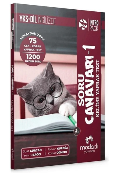Modadil Yks Dil Ingilizce Soru Canavarı-1 Kelime Yaprak Test Star Serisi Yayınları ürün görseli