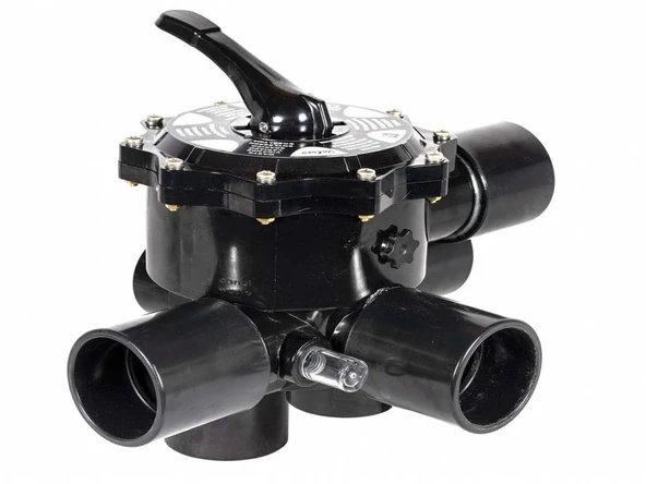 Gemaş Çok Yollu Vana Ø 75 mm Yandan Yapıştırma Çıkışlı-6 Way Valves-ToptancıyızBiz ürün görseli