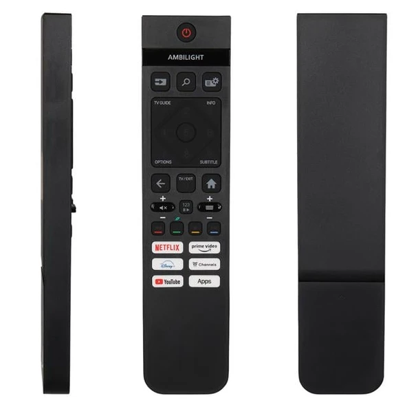 Philips HPH261-43PUS8510/12-50PUS8349-55OLED759-65PML9019-85PUS8510 Netflix-Prime Video- Youtube- Disney Plus Tuşlu Ses Komutsuz Lcd-Led Tv Kumanda ürün görseli 1