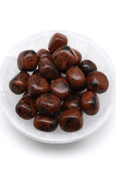 Mohogany Obsidyen Doğal Taş Tamburlanmış Parça - Tımbıl - TMB-0197 ürün görseli