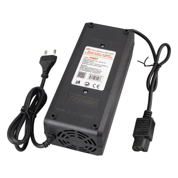 Powermaster PM-7027 72 Volt - 38 Amper Elektrikli Bisiklet Şarj Cihazı - Resim 3