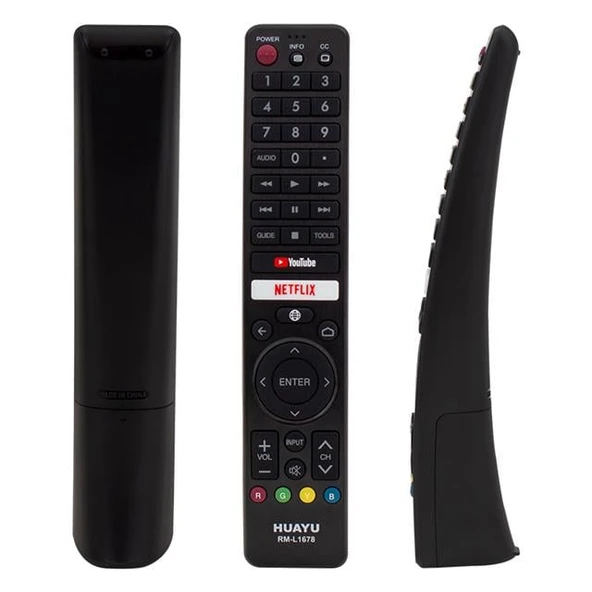 Huayu RM-L1678 Sharp Netflix-Youtube Tuşlu Lcd-Led Tv Kumanda ürün görseli 1