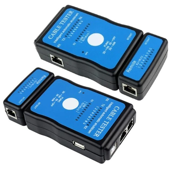 PowerMaster M726AT USB-RJ11-RJ45 Ethernet Çok Fonksiyonlu Kablo Test Cihazı ürün görseli 1