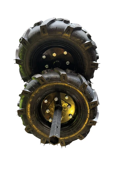 DALAZ, yka RZ 250 M Çapa Makinesi Honda Benzinli UYUMLU LASTİK TAKIM,HAVALI,400X8 - Resim 2