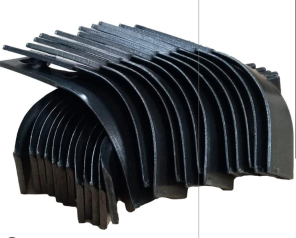 DALAZ,AYKA RZ 320 ÇAPA MAKİNASI UYUMLU BOR ÇELİĞİ ÇAPA BIÇAK TAKIMI 24'LÜ - Resim 3