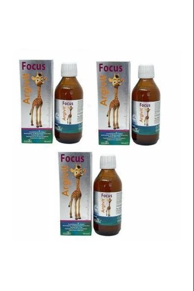 Argivit Focus 150 ml 3 Adet ürün görseli