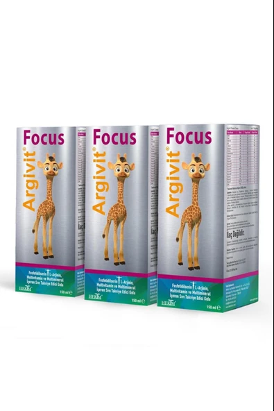 Argivit Focus 150 ml 3 Adet ürün görseli