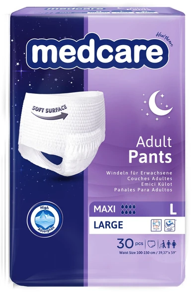 Medcare Maxi Emici Külot 8 Damla Large 30 adet ürün görseli 1
