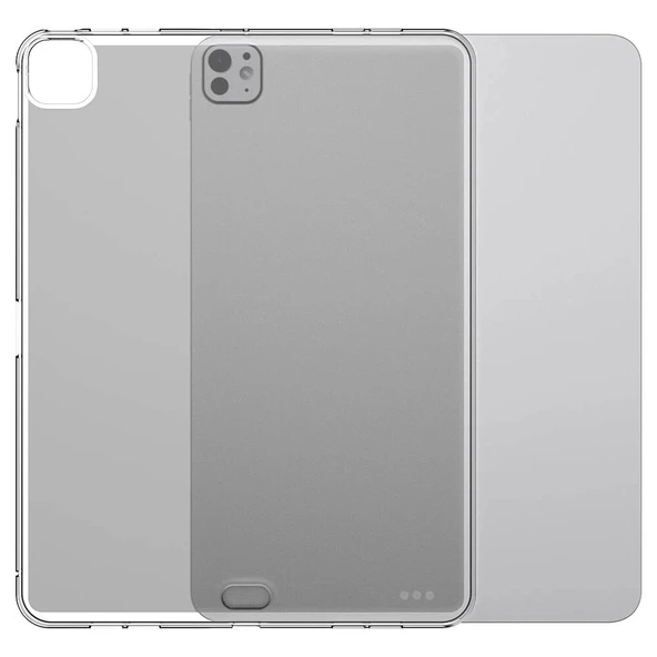 Apple iPad Pro 13 2025 M5 Kılıf Zore Tablet Süper Silikon Kapak - Resim 2