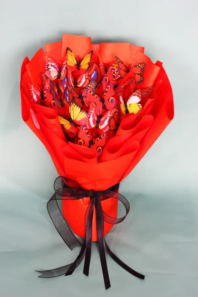 Kelebek Buketi Işıklı ürün görseli