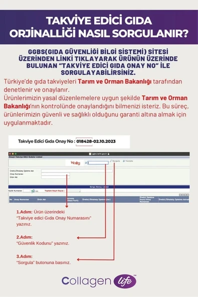 Collagen Life 5 Tip Kolajen Tip 1, Tip 2, Tip 3, Tip 5 ,tip 10, ( Selenyum , C Vitamini Ve Çinko ) 90 Tablet - Resim 2