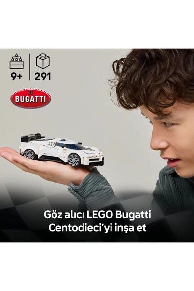 LEGO ® Speed Champions Bugatti Centodieci Hiper Spor Araba 77240 - 9+ Araba Oyuncak Yapım Seti (291P) - Resim 5