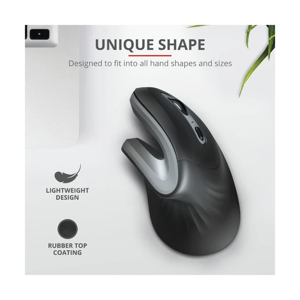 Trust 23507 Verro Ergonomik Mouse - Resim 3
