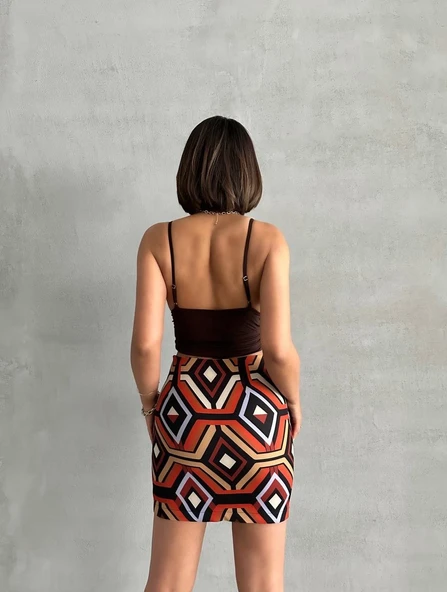 Etnik desen etek s25470 - Resim 3