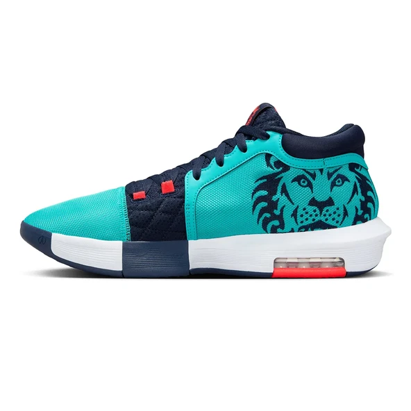 Nike Lebron Witness VIII Erkek Mavi Basketbol Ayakkabısı HQ2139-300 - Resim 5