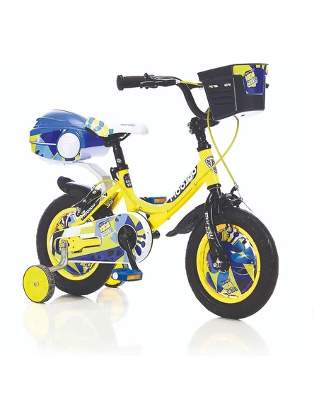 Corelli Moojoo Alüminyum Kadro Aksesuarlı 12 Jant Çocuk Bisikleti Sarı 2-4 Yaş ürün görseli 1