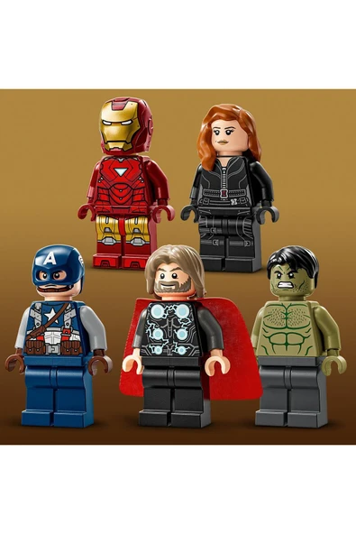 LEGO ® Marvel: MARVEL Logosu ve Minifigürleri 76313 – Yapım Seti (931 Parça) - Resim 4