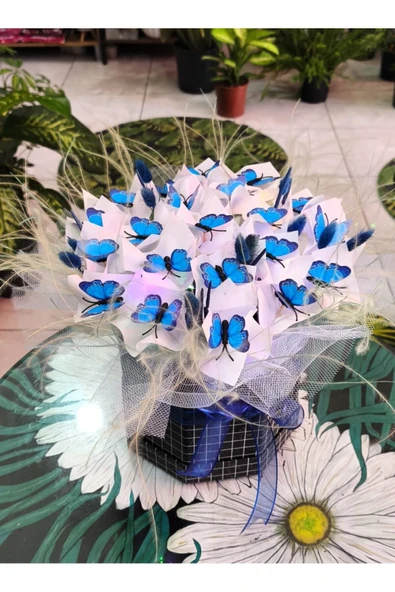 KUTUDA KELEBEK HEDİYELİK PERİ LEDLİ SEVDİKLERİNİZE ÖZEL GÜN HEDİYESİ - Resim 4