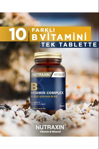 Nutraxin B Complex 60 Tablet 5 Adet - Resim 2