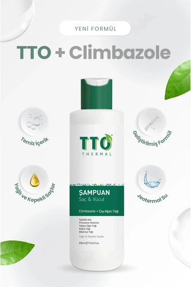 TTO Thermal Saç ve Vücut Şampuanı 250 ml - Resim 2