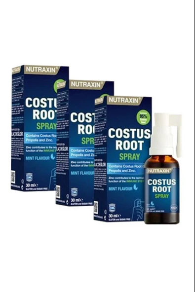 Nutraxin Costus Root Spray 30 Ml 3 Adet ürün görseli