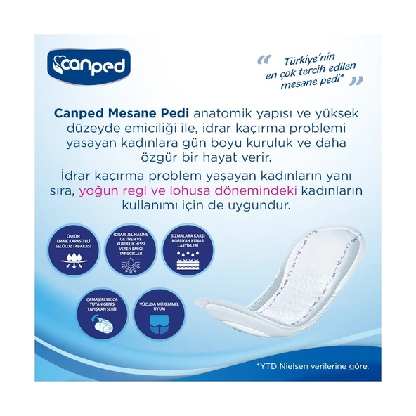 Canped Mesane Pedi Yoğun L Beden 240 lı - Resim 2