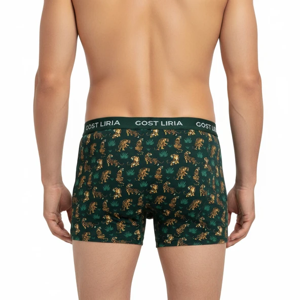 GOST LİRİA- Tiger Desenli Erkek Boxer - Resim 5