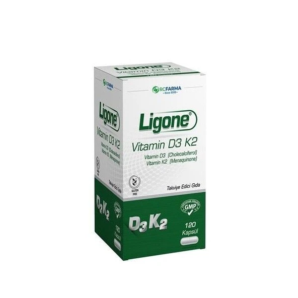 Ligone Ligone Vitamin D3K2 120 Kapsül ürün görseli 1