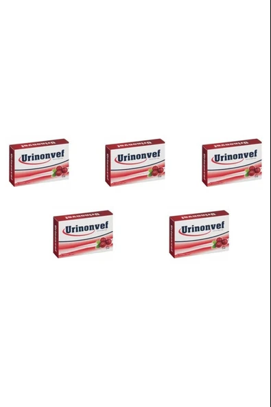 Urinonvef Cranberry 30 Yumuşak Kapsül 5 Adet ürün görseli