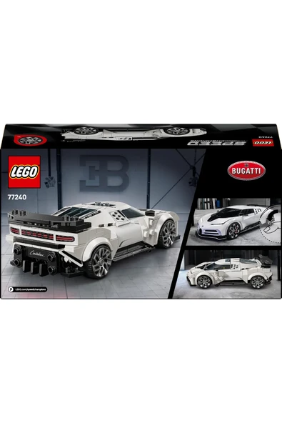 LEGO ® Speed Champions Bugatti Centodieci Hiper Spor Araba 77240 - 9+ Araba Oyuncak Yapım Seti (291P) - Resim 4