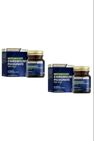 Nutraxin Chromium Picolinate 200 Mcg 90 Tablet 2 Adet ürün görseli