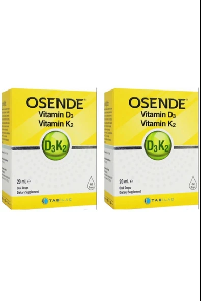 Osende Vitamin D3K2 20 ml 2 Adet ürün görseli
