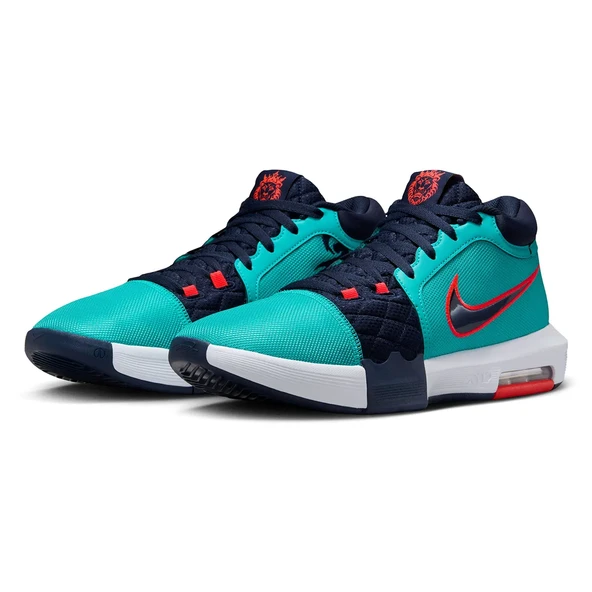 Nike Lebron Witness VIII Erkek Mavi Basketbol Ayakkabısı HQ2139-300 - Resim 2