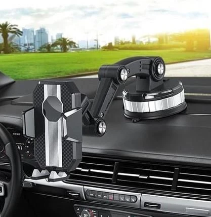 Vantuzlu Araç İçi Telefon Tutucu (360 Derece Döner) - Resim 2