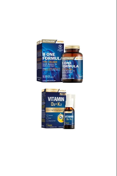 Nutraxin B-one Formula 90 Tablet + Vitamin D3 K2 30 Ml ürün görseli
