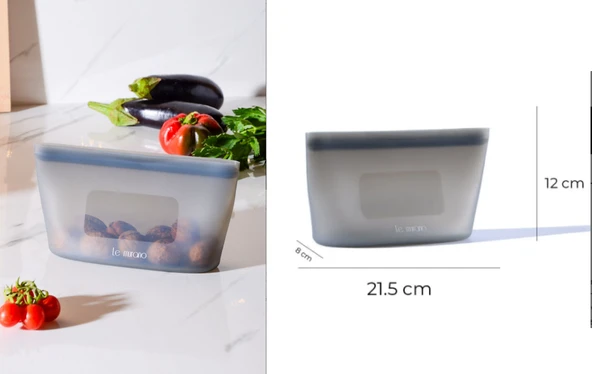 Le Murano Mood Ayakta Durabilen Saklama Çantası 680 Ml Lm0007/24 - Resim 24