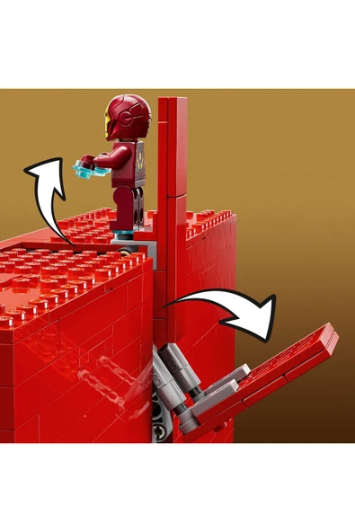 LEGO ® Marvel: MARVEL Logosu ve Minifigürleri 76313 – Yapım Seti (931 Parça) - Resim 3