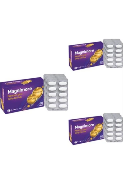 Magnimore 60 Tablet 3 Adet ürün görseli