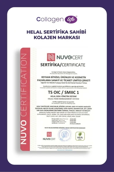 Collagen Life 5 Tip Kolajen Tip 1, Tip 2, Tip 3, Tip 5 ,tip 10, ( Selenyum , C Vitamini Ve Çinko ) 90 Tablet - Resim 5