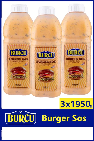 Burcu Burger Sos 1950 gr x 3 Adet ürün görseli 1
