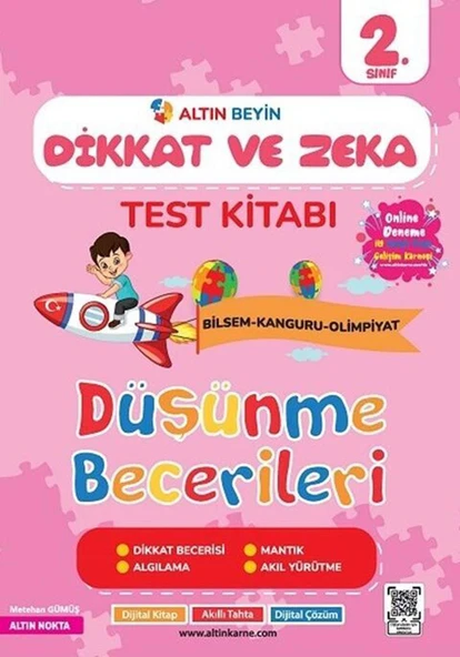 Altın Nokta 2.Sınıf Beyin Dikkat ve Zeka Kitabı