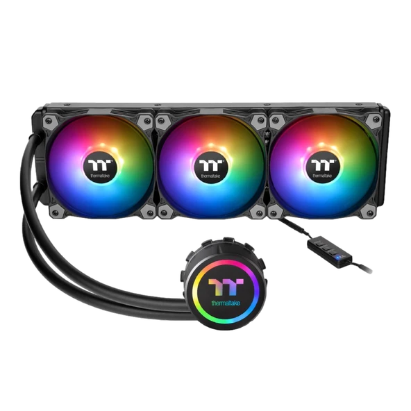 Thermaltake Water 3.0 360 ARGB Sync Edition 360mm İşlemci Sıvı Soğutucu CL-W234-PL12SW-B ürün görseli 1